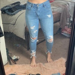 American eagle hi-rise jeans